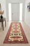 Terkaman Tribal Afghan Oriental Rug, size 3" x 9' 7" (Q)