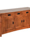 Mission Oak Crofter Console Cabinet - 55"
