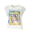 Desigual White Cotton Women T-Shirt with Stars