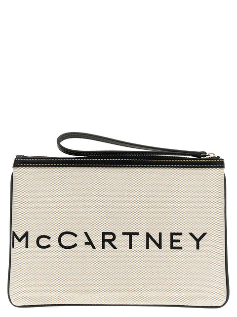 Stella Mccartney Logo Clutch Bag