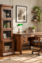 Mission Narrow Barrister Bookcase - Beveled Glass