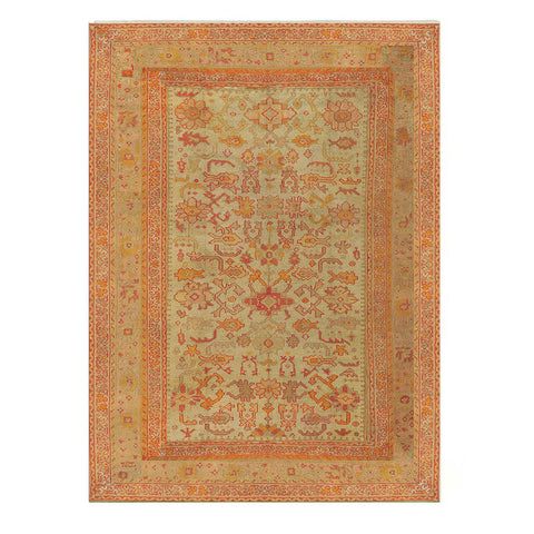 Ushak Collection Area Rug Ultra Soft Washable Rug, Non Slip Area Rug Indoor, Stain Resistant Rugs for Living Room Bedroom Vintage Home Decor