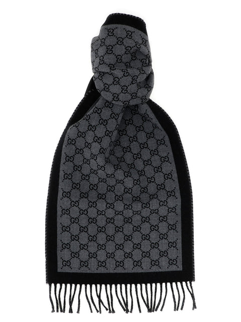 Gucci Gg Jacquard Scarf