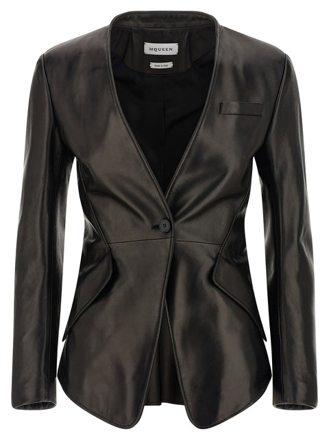 Alexander McQueen Nappa Blazer
