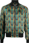 Ozwald Boateng Printed silk bomber jacket