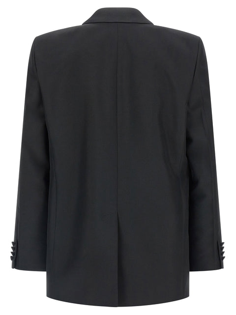 Gucci Double-breasted Technical Panama Blazer