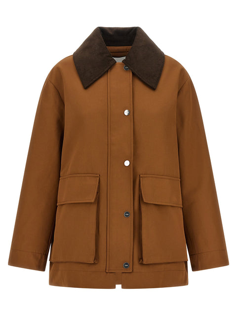 Ganni Brown Twill Jacket