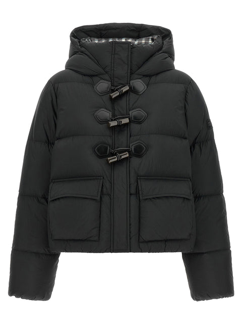 Ganni Future Nylon Black Down Jacket