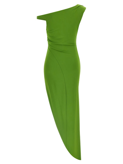 Elisabetta Franchi Jewel Shoulder Dress