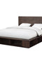 Bucktown Platform Storage Bed - Espresso