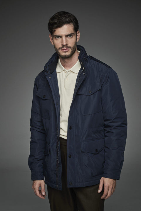 Men Short Jacket Alan Navy