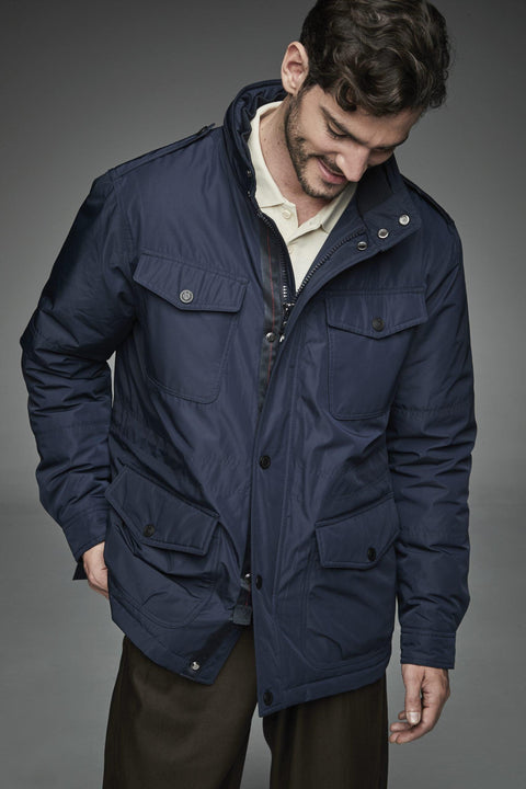 Men Short Jacket Alan Navy