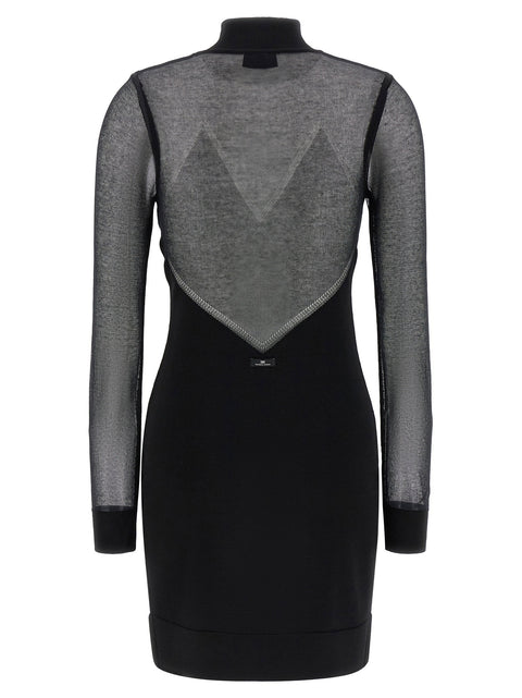 Elisabetta Franchi Dress With Transparencies