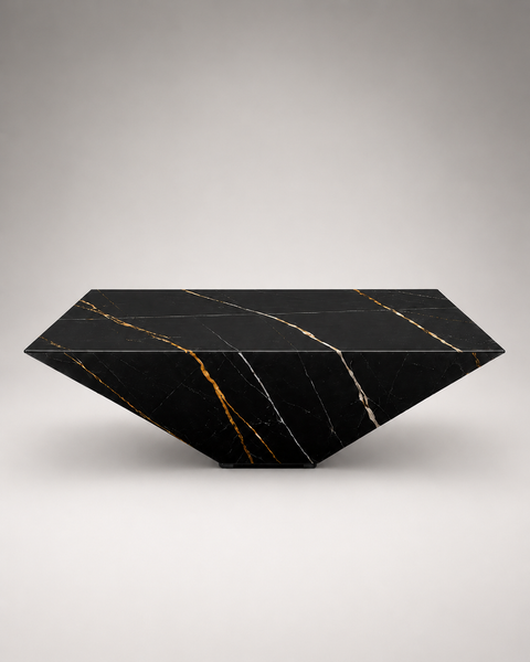 Luxe Prism Marble Coffee Table