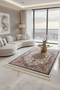 Exquisite 100% Silk Persian Design Rug – Elegant and Luxurious, size 3" x 5" (H)