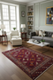 Terkaman Tribal Afghan Oriental Rug, size 4' 3" x 6' 7"