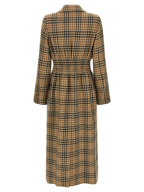 Valentino Garavani Houndstooth Wool Coat