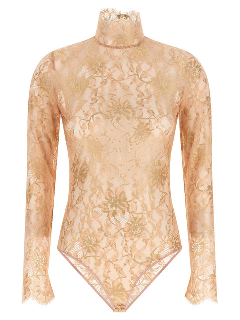 Valentino Garavani Lurex Lace Bodysuit