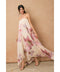Laelia Orchid Strapless Pleated Maxi Floral Column Dress