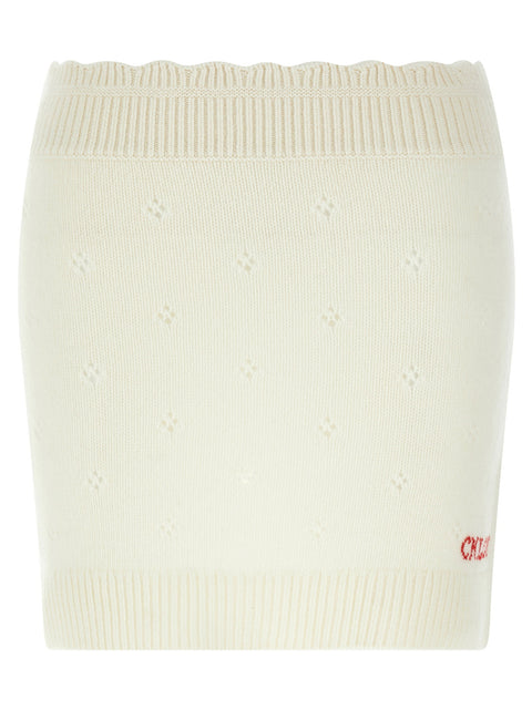 Chloé Jacquard Logo Skirt