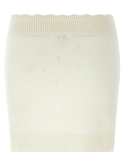 Chloé Jacquard Logo Skirt
