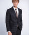 Plaid Wool Black Men Blazer - Wessi