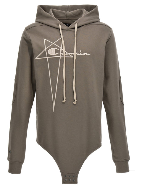 Champion X Rick Owens Hooded Bodysuit