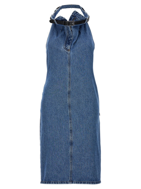 Coperni Belt Halter Neck Dress