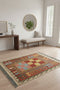 Afghan Kilim Handwoven flatweave Rug 3' 4" x 3' 5"
