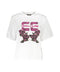 Cavalli Class White Cotton Women T-Shirt