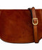 Cognac Leather Cross Body Bag - Moonfleet