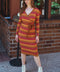 FLIRTATIOUS NATURE SWEATER MIDI DRESS