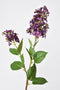 28.5" Faux Dark Purple English Lilac Stem