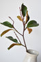 26" Faux Magnolia Leaf Branch Stem