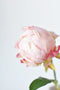 18" Faux Peony Bud Stem Light Pink