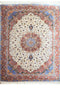 Fine Tabriz 100% Silk Oriental Rug 9' 9" x 13' 1"