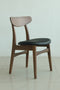 Isabella Mid Century Dining chair - Solid American Black Walnut