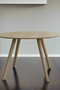 Isabella Mid Century Round Dining Table - American Solid Oak
