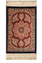 Royal Kashan 100% Silk Rug 1' x 1' 6"