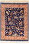 Isphahan Hunting design Silk Rug 3'10" x 5' 8"