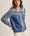 Embroidered Denim Blouse
