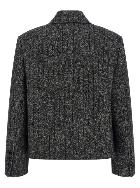 Dolce & Gabbana Striped Wool Blazer