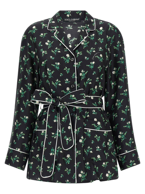 Dolce & Gabbana Roselline And Lily Of The Lilies Of The Flowers Printed Shirt