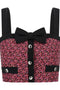 Alessandra Rich Tweed Top