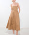PROOF OF PERFECTION WOVEN MIDI DRESS