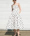 HARMONY HORIZON WOVEN MIDI DRESS
