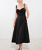 OCEANIC OPULENCE WOVEN MIDI DRESS
