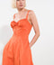 OCEANIC OPULENCE WOVEN MIDI DRESS