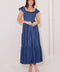ONCE UPON A TIME DENIM BLUE MIDI DRESS