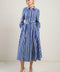 PETAL POWER MIDI SHIRT DRESS